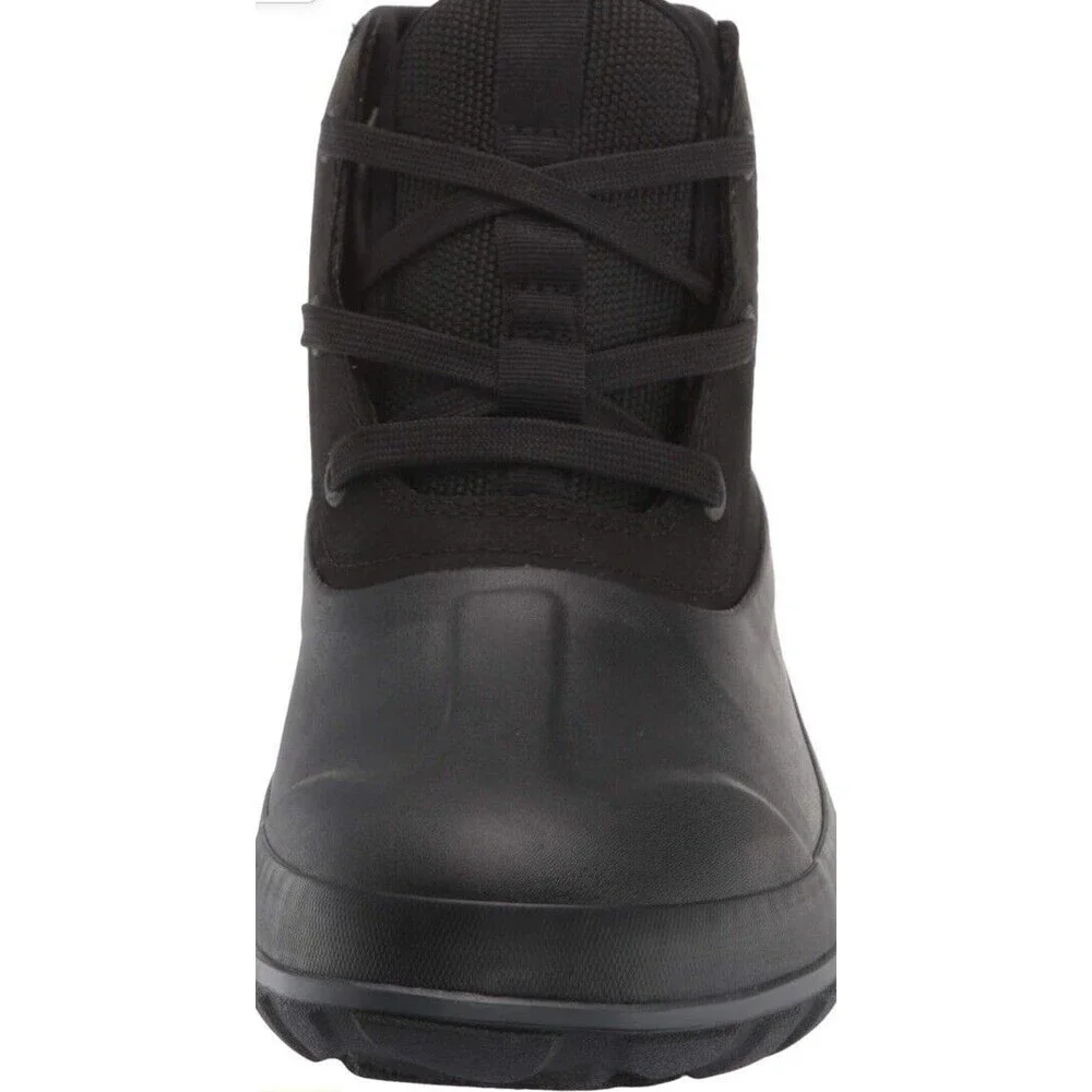 Bogs Classic Casual Lace Leather Men's Boots, Black size 10 - Picture 2 of 10